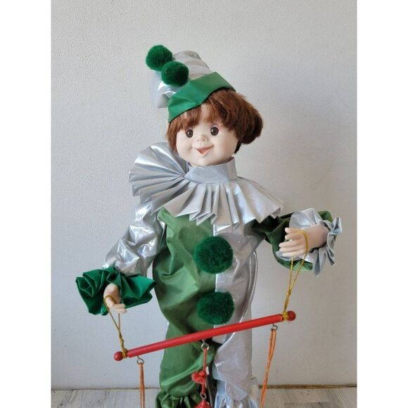 Telco marionette clown elf puppet animated motionette Xmas - Picture 5 of 15
